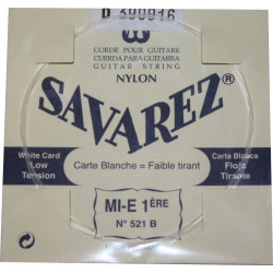 Savarez 521B - Corde au détail guitare classique - tirant faible Mi aigu