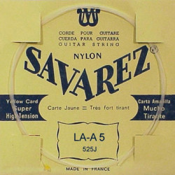 Savarez 525J  - corde La guitare classique tirant très fort  - Carte Jaune