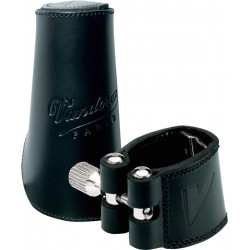 Vandoren LC21L - Ligature et couvre bec clarinette Sib - cuir