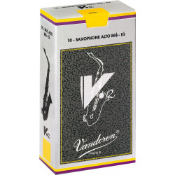 Boîte de 10 anches V12 saxophone alto  Force 4  - Vandoren SR614