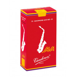 Boîte de 10 anches saxophone alto Java Red Force 4  - Vandoren SR264R