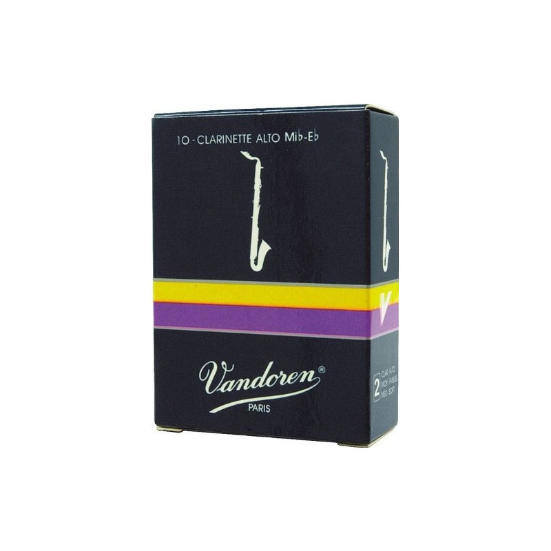 Boîte de 10 anches clarinette alto Force 3  - Vandoren CR143