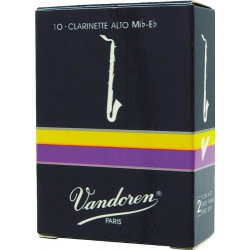 Boîte de 10 anches clarinette alto Force 2.5  - Vandoren CR1425