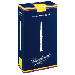 Boîte de 10 anches clarinette Mib Force 3  - Vandoren CR113