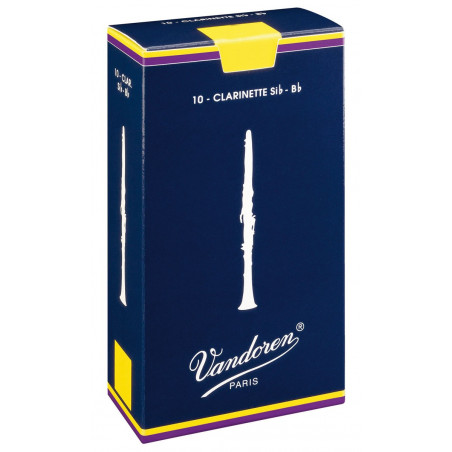 Boîte de 10 anches clarinette Mib Force 1.5  - Vandoren CR1115