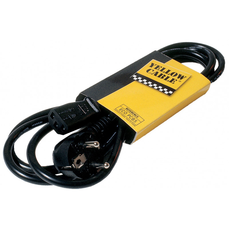 Câble alimentation secteur - Yellow câble PCB5