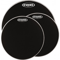 Peau Evans Onyx sablée noire pour tom de 10 pouces - B10Onyx2