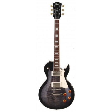 Cort Classic Rock CR250TBK Noir translucide - Guitare électrique