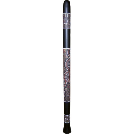 Didgeridoo en PVC Tanga motifs circulaires 130 cm