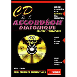 CD à l'Accordéon diatonique - Alain Pennec (+ audio)