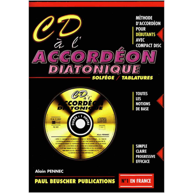 CD à l'Accordéon diatonique - Alain Pennec (+ audio)
