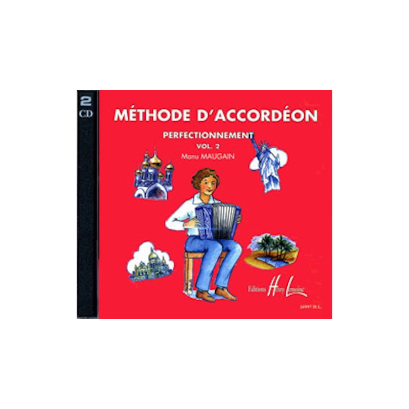 CD Méthode d'accordéon Vol.2 - Manu Maugain