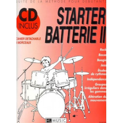 Starter batterie Vol.2 - Patrick Billaudy - Batterie (+ audio)