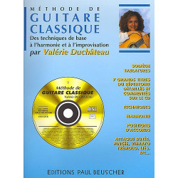 Méthode de guitare classique - Valérie Duchateau (+ audio)