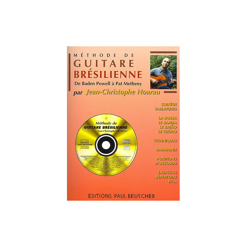 Méthode de guitare brésilienne - Jean-Christophe Hoarau (+ audio)