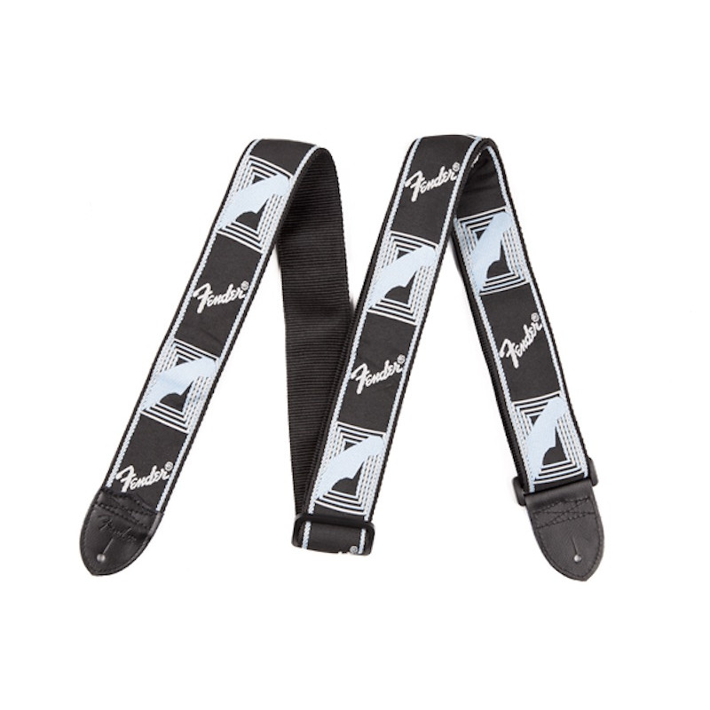 Sangle fender Monogrammed nylon noir/bleu/blanc