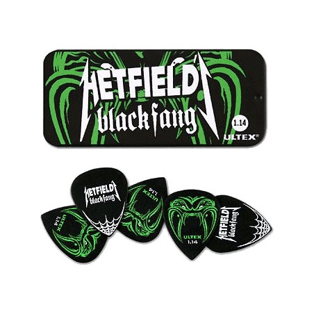 6 mediators Metallica Hetfield Ultex 1.14mm - Dunlop PH112T114