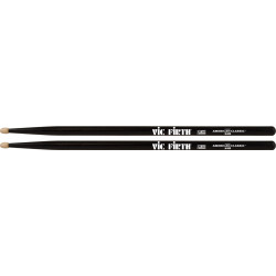 Vic Firth 5AB noire American Classic Hickory - Paire de baguettes