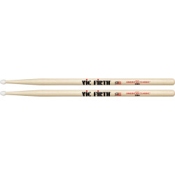 Paire de baguettes Vic Firth 2BN - American Classic olive nylon