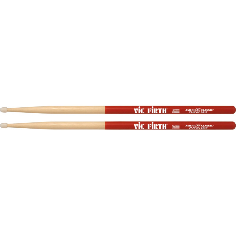 Vic Firth 7ANVG - American Classic olive nylon avec grip