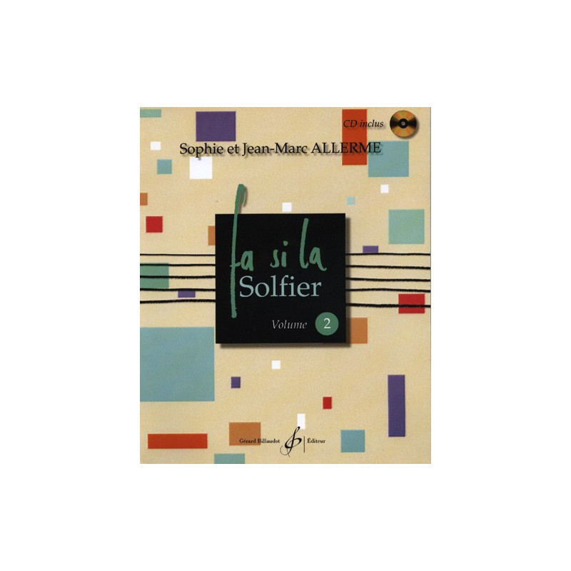 Fa Si La Solfier Volume 2 - Jean-Marc Allerme (+ audio)