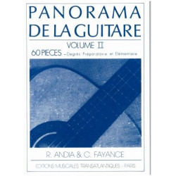 Méthode Panorama de la guitare Volume 2 - Fayance