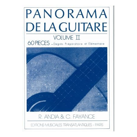 Méthode Panorama de la guitare Volume 2 - Fayance