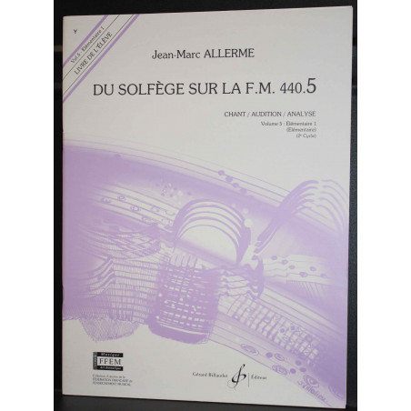 Du Solfège sur la FM 440.5 Chant Audition Analyse - Allerme