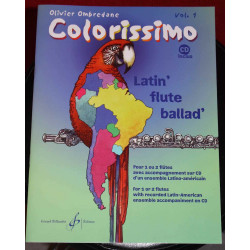 Méthode de Flûte - Musique américo Latine - Colorissimo Vol1 Ombredane (+ audio)