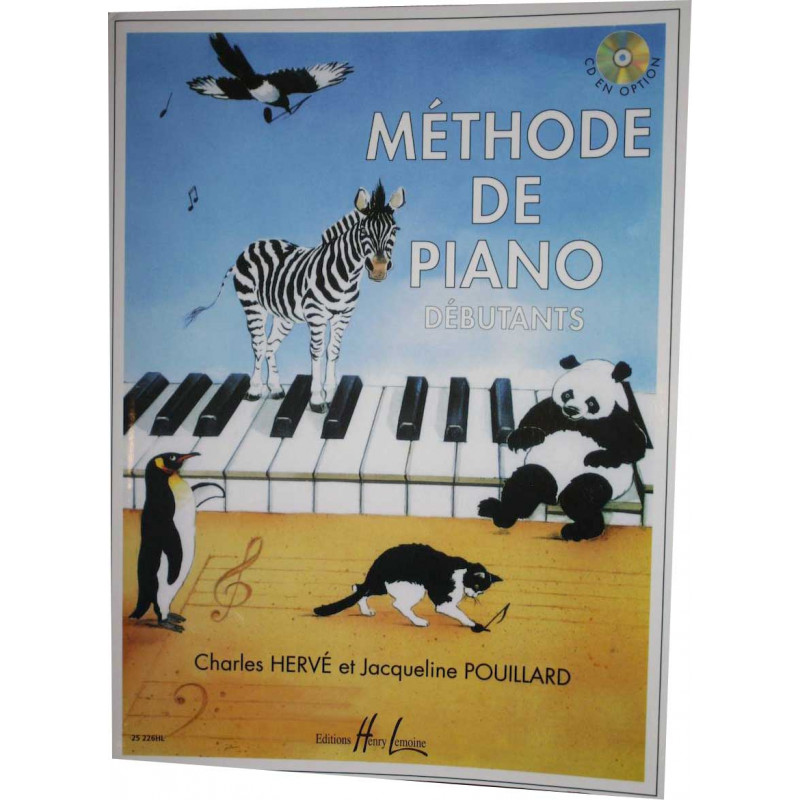Méthode de piano débutant - Hervé et Pouillard