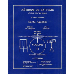 Méthode de Batterie Agostini Volume 2 - Technique fondamentale