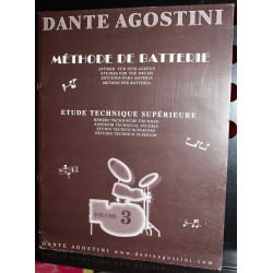 Méthode de batterie Agostini - Vol.3 Etude technique supérieure
