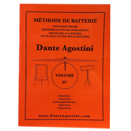 Agostini Vol.4 - Indépendance - Méthode batterie