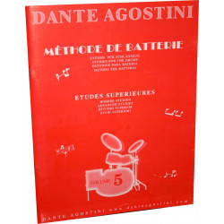 Méthode de batterie Agostini Vol.5 - Etudes supérieures