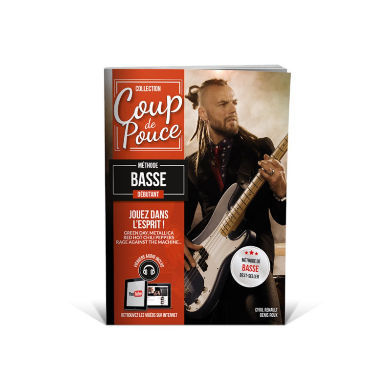 Coup De Pouce Debutant Basse Vol. 1 - Denis Roux (+ audio) Coup De Pouce Debutant Basse Vol. 1 - Denis Roux (+ audio)