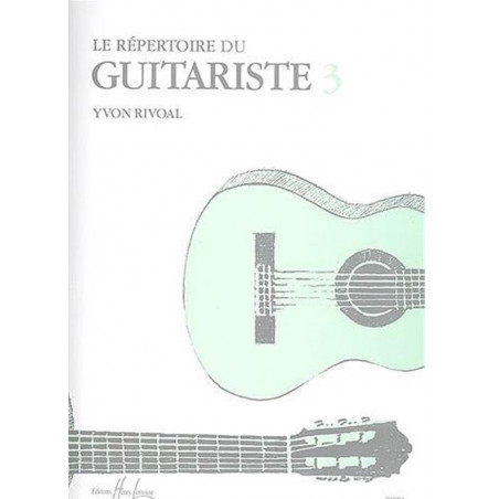 Répertoire du Guitariste Vol.3 - Yvon Rivoal