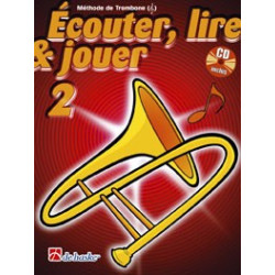 Écouter, Lire & Jouer 2 Trombone - Clé de Sol - Jean Castelain, Michiel Oldenkamp (+ audio)