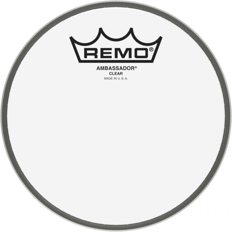 Peau pour tambourin 6 '' - Remo Ambassador Transparente - BA-0306-TM