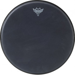 Peau de tom ou caisse claire 14'' - Remo Black Emperor X Sablée renfort noir - BX-0814-10