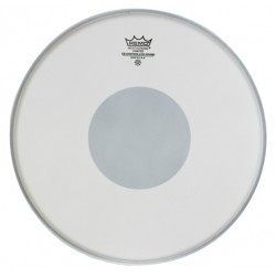 Peau de tom basse 18'' - Remo CS Controlled Sound sablée rond noir - CS-0118-10