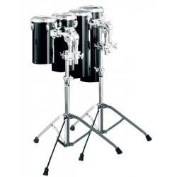 2 toms 6x12'' et 6x15'' noirs avec stand - Pearl ALX1215/103