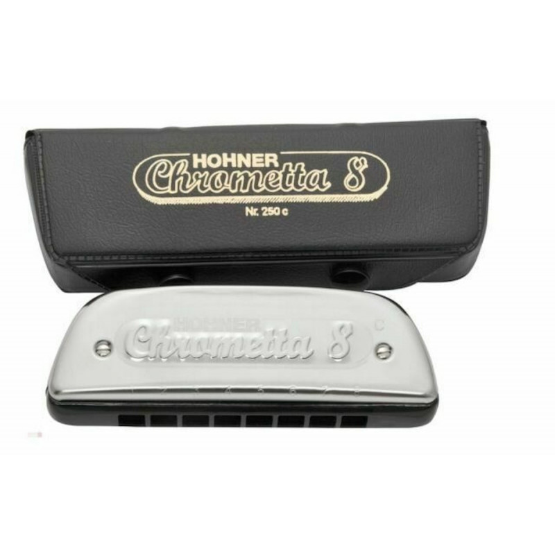 Hohner Chrometta 8 - Do - Harmonica chromatique débutant