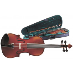 Violon ½ en érable massif et touche ébène + softcase Stagg VN-1/2 EF