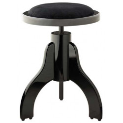 Tabouret Piano Stagg PS35 Noir brillant pelotte Velours noir