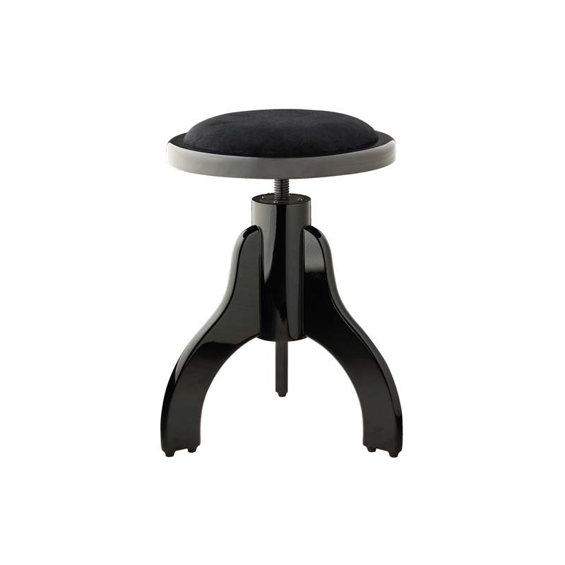 Tabouret Piano Stagg PS35 Noir brillant pelotte Velours noir