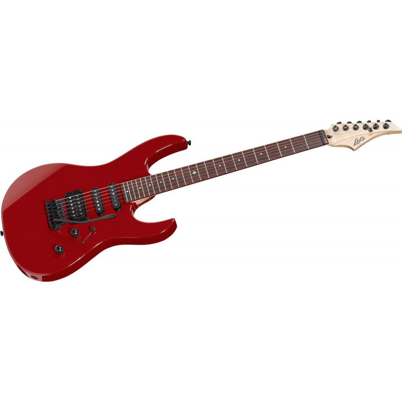 Guitare électrique Lâg Arkane 66 Standard dark red - A66-DRD
