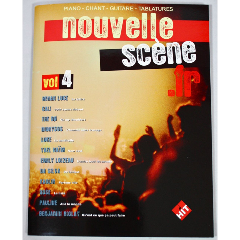 Nouvelle Scène.fr Volume 4 - piano voix guitare tablature
