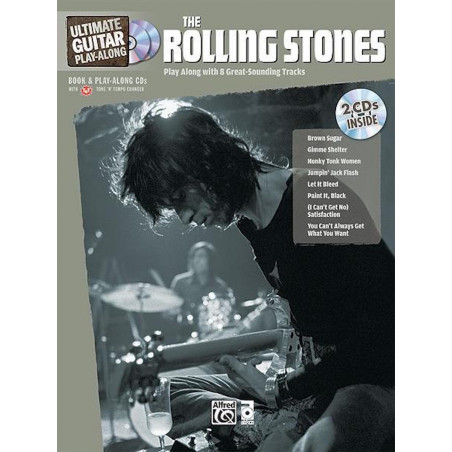 Partition guitare - Ultimate Guitar Play Along with The Rolling Stones (+ 2 CD)