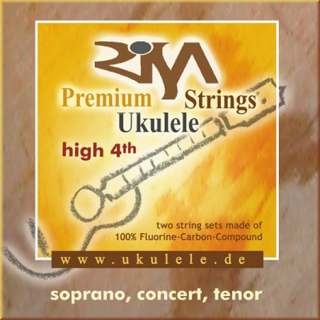 Jeu de cordes ukulele Risa Premium 4ième haute