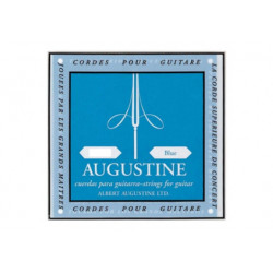 Corde de Mi grave Augustine bleu guitare classique -  tirant fort